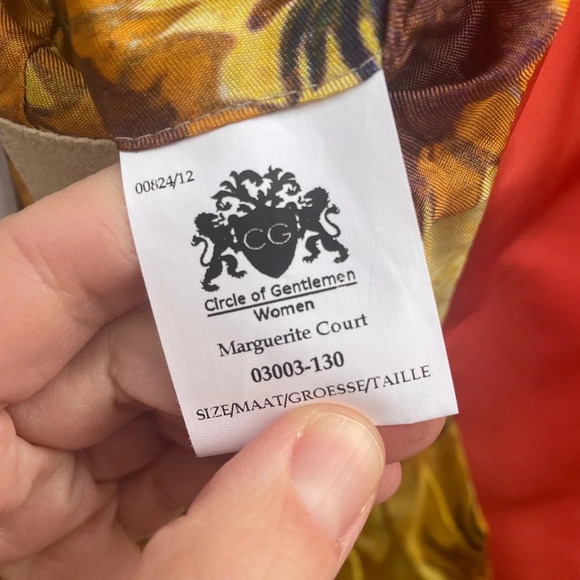 Circle Of Gentleman Women's Orange Blazer, size 8 - Picture 11 of 13